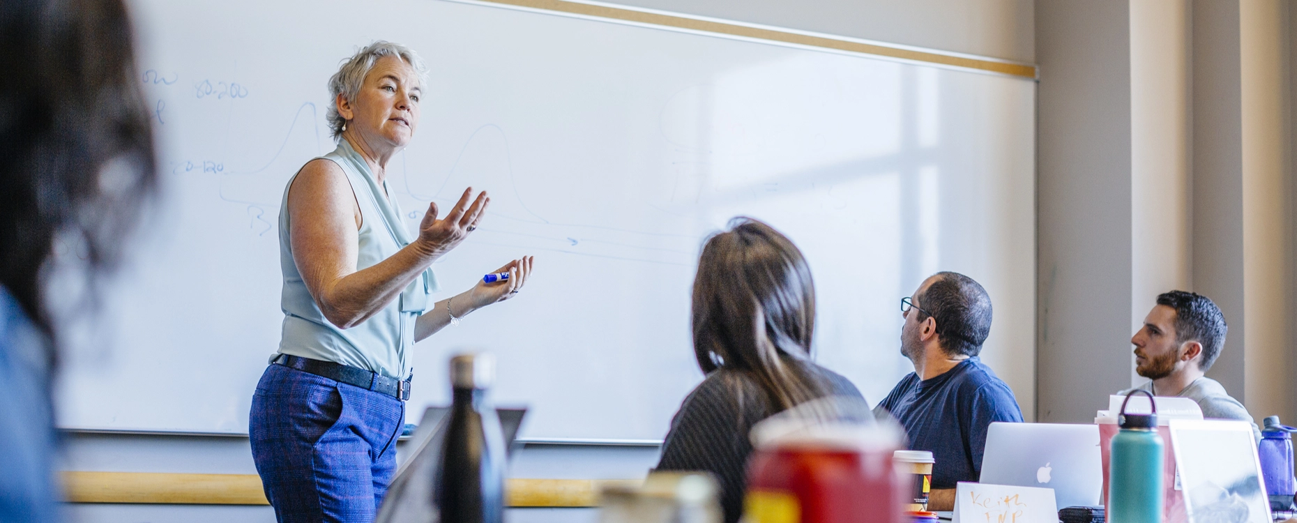 teacher teaching a class